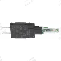 SCHNEIDER ELECTRIC Lamp Module: 14 mm Size, White, LED, 120 V AC Rating, No Transformer (MPN ZB6EG1B). Key specifications — Compatible Operator: Push Button; Compatible with Series: XB6; Terminal Connection Type: Slip On; Brand: SCHNEIDER; Manufacturer Part Number: ZB6EG1B; Includes Bulb: Bulb Included.