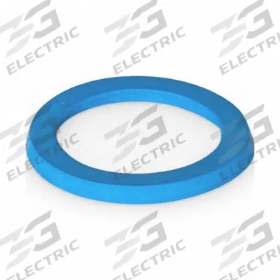 JW WINCO Sealing Washer: FDA Approved, EPDM, Blue, 18 mm Inside Dia, 22 mm Outside Dia - Hygienic Single-Piece Sealing Washers