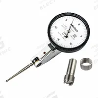 MITUTOYO Calibrated Indicator: 0 in to 0.03 in, Inch, 0.0005 in, 0-15-0 Dial Reading (MPN 513-412-10ECAL). Key specifications — attr1184109: 0-15-0; attr1184166: Contact Point, Knurled Clamp Ring, 0.157" Stem, 3/8" Stem, Calibration Certificate; attr1200917: Test Indicator; attr1184127: 513-412-10ECAL; attr1184167: MITUTOYO; attr1184108: 0.0005 in; attr1184144: Certificate of Calibration.