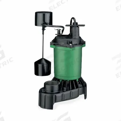 MYERS Submersible Sump Pump: 1/3 hp, 115V AC, 40 gpm Flow Rate @ 10' of Head - General Purpose Submersible Sump Pumps