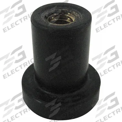 RAYTECH Rubber Well Nut: For Use With 23001R/23016R/23019R/23024R/23090R - Raytech Vibratory Tumbler Replacement Parts