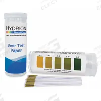 HYDRION Test Strips: 4.7 pH to 6.3 pH, 0.3 pH Resolution, 2 3/4 in Overall Lg, 1/4 in Overall Wd (MPN BR-64). Key specifications — pH Resolution: 0.3 pH; Brand: HYDRION.