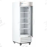 AMERICAN BIOTECH SUPPLY Lab Refrigerator: 23 cu ft, Upright, 2°C to 7°C, 34 3/4 in Overall Dp, R-290 (MPN PH-ABT-HC-23G). Key specifications — Door Opening Style: Right; Color: White; Alarm Type: Temperature; Manufacturer Part Number: PH-ABT-HC-23G; Brand: AMERICAN BIOTECH SUPPLY; Product Type: Lab Refrigerator; Door Type: Swing Glass; Refrigerant Type: R-290.