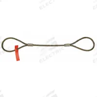 Sling,Wire Rope,10 Ft L,Vert Cap 2200 lb (MPN 38EZEEX10). Key specifications — Brand: LIFT-ALL; Rope Coating Type: Galvanized; Sling Material: Steel; Source of Supply: Made in USA.