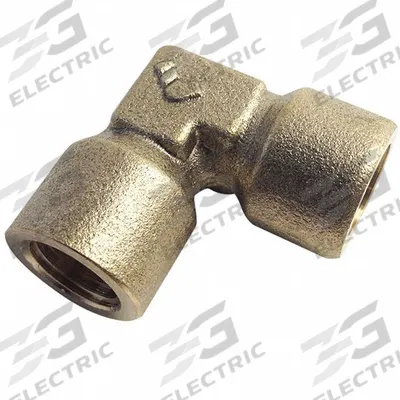 LEGRIS Metal Pipe Elbow: 90° Elbow, 1/4 in x 1/4 in - Threaded High-Pressure Pipe Fittings