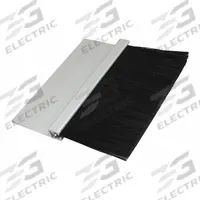 AMERICAN GARAGE DOOR SUPPLY Brush Seal: Straight, Nylon, 2 in Brush Lg, 3 ft_5 ft Composite Widths (MPN BNS22-8). Key specifications — Brush Material: Nylon; Includes: Self-Drilling Fasteners; Width Type: Staggered; Brand: AMERICAN GARAGE DOOR SUPPLY.
