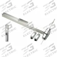 VON DUPRIN Surface Vertical Rod: 4 ft Max Door Wd, Chrome (MPN 9927TP 4 26D). Key specifications — attr1011860: Exit Device; attr1011837: VON DUPRIN; attr1011847: Surface Vertical Rod; attr1011858: Thumbpiece Pull; attr1024139: Touchbar; attr1011835: Yes.