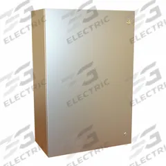 HAMMOND Electrical Enclosure: 304 Stainless Steel, 36 in x 24 in x 12 in, NEMA 12/13/3R/4/4X, Hinged (MPN EN4SD362412SS). Key specifications — Brand: HAMMOND; Closure Method: 1/4-Turn Latch; Enclosure Material: 304 Stainless Steel; Knockouts: Not Included.