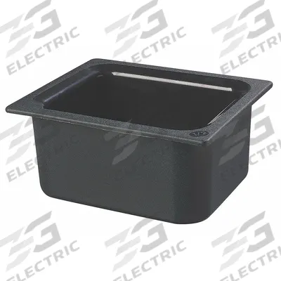 CARLISLE Food Pan: Half Size, Rectangular, 6 qt Capacity, NSF Certified - Steam Table Pans
