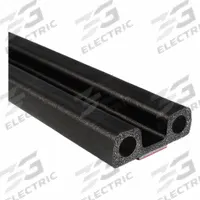TRIM LOK INC Rubber Seal: Bulb, Self-Adhesive Mounting, High-Strength, EPDM, 100 ft Overall Lg (MPN X402BT-100). Key specifications — Color: Black; Mounting Style: Self-Adhesive; Seal Shape: Bulb; Brand: TRIM LOK INC; Material: EPDM; Adhesive Bond: High-Strength.