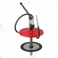 LINCOLN Hand Pump: Lever Action, Pump with Hose, Nozzle & Spout, 0.3 oz per stroke, 3/8 in x 5 ft (MPN 1292). Key specifications — Brand: LINCOLN; Maximum Flow Rate: 0.3 oz per stroke; Suction Tube Material: Steel; Seal Material: PP.