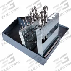 CLE-LINE Jobber Length Drill Bit Set: 11 Pc, 1/16" to 3/8" by 32nds, 118° Point, HSS (MPN C21100). Key specifications — attr1236168: Metal Index.