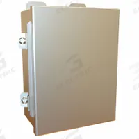 HAMMOND Electrical Enclosure: Stainless Steel, 8 in x 6 in x 4 in, NEMA 12/13/3R/4/4X, w/Panel, IP66 (MPN 1414N4SSG). Key specifications — Brand: HAMMOND; Closure Method: Clamps; Enclosure Material: Stainless Steel; Includes Inner Panel: with Inner Panel Included.