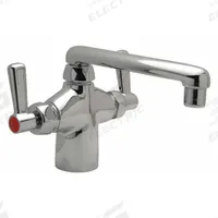 ZURN Laboratory Faucet: Faucet, Single-Post, For Cold Water/Hot Water Media, 2 Handles, Lever, Std (MPN Z826F1-XL). Key specifications — Brand: ZURN; Color/Finish: Chrome; Product Type: Faucet.
