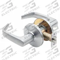 BEST Door Lockset: Privacy Lever Locksets, Chrome, ADA Compliant, LFIC (MPN 9K30L15CSTK626). Key specifications — Ligature Resistance: Not Ligature-Resistant; Brand: BEST; Lockset Function ANSI Code: F76; Visual Indicator Message: No Message; Lockset Style: 9K Contour Angle Return Lever; ADA Compliant: Yes; Finish: Satin Chromium-Plated : Zinc.