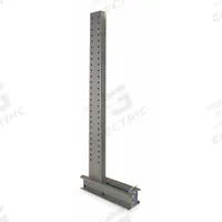 JARKE Upright: 12 ft x 9 1/2 in x 34 in, 1 Sided, 14 Max Arms/Side, 10 ga Columns, Toe Plate (MPN 25CS31144). Key specifications — attr34839: JARKE; attr34848: 1CHZ4; attr1090864: Toe Plate.