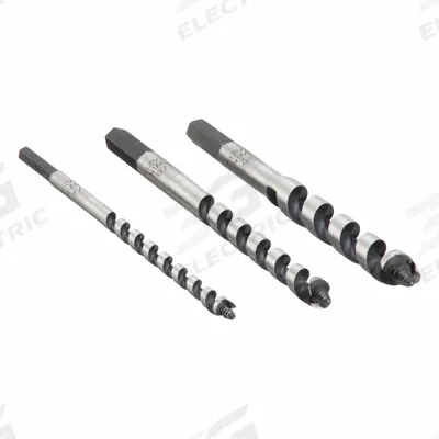 IRWIN Auger Drill Bit Sets: 7 1/2 in Overall Lg, 3/16 in_5/16 in Shank Hex Size
