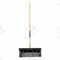 APPROVED VENDOR Snow Pusher: Steel, 11 in Blade Lg, 24 in Blade Wd, 18 ga Gauge, 49 1/2 in Handle Lg (MPN 6YU37). Key specifications — Brand: APPROVED VENDOR; Handle Grip: Straight.