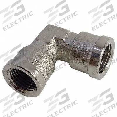LEGRIS Metal Pipe Elbow: 90° Elbow, 1/4 in x 1/4 in - Threaded Medium-Pressure Pipe Fittings