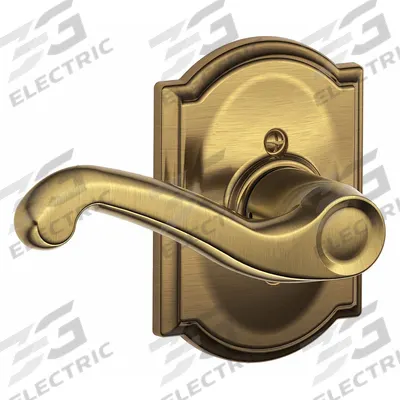SCHLAGE Door Lockset: Dummy Lever Locksets, Brass