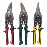 STANLEY Aviation Snip Set: Left/Right/Straight, 10 in Overall Lg, 1 1/2 in Cutting Lg, Steel, Steel (MPN FMHT73558). Key specifications — attr308531: Plastic; attr308530: Steel; attr308532: Steel; attr308533: Yes; attr308535: Stainless Steel; attr308541: 22 ga (Stainless Steel); attr308546: Left; attr324897: STANLEY.