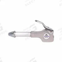 GUARDAIR Air Gun: Thumb-Lever Grip, Aluminum, 1/4 in Female NPT, 1 Nozzle(s), Straight, Focused (MPN 980). Key specifications — attr1328526: Aluminum; attr1328508: GUARDAIR; attr1328515: No; attr1328533: Yes.