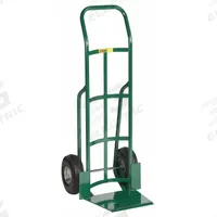 APPROVED VENDOR General Purpose Hand Truck: 800 lb, Flow-Back Handle, Green, Steel, Pneumatic (MPN T-360-10P). Key specifications — Brand: APPROVED VENDOR; Color: Green.