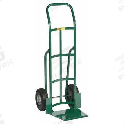APPROVED VENDOR General Purpose Hand Truck: 800 lb, Flow-Back Handle, Green, Steel - Easy-Load Hand Trucks