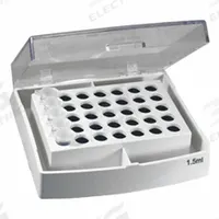 BENCHMARK SCIENTIFIC Mixer Accessory: H5000-H/H5000-HC, 5 3/8 in Overall Lg, 4 5/8 in Overall Wd (MPN H5000-15). Key specifications — Hold Capacity: (35) 1.5 mL Tubes; Brand: BENCHMARK SCIENTIFIC; Compatible with Manufacturer Model Number: H5000-H; Material: Plastic; Product Type: Mixer Accessories.