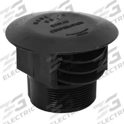 BANJO Pipe Cap: Polypropylene Body - Swirl-Prevention Caps
