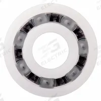 IGUS Polymer Ball Bearing: 608, Open, 8 mm Bore, 22 mm OD, 7 mm Wd, Polymer Ring, Glass Ball (MPN B608B1G). Key specifications — System of Measurement: Metric; Bearing Industry Number: 608.