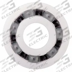 IGUS Polymer Ball Bearing: 608, Open, 8 mm Bore, 22 mm OD, 7 mm Wd, Polymer Ring, Glass Ball (MPN B608B1G). Key specifications — System of Measurement: Metric; Bearing Industry Number: 608.