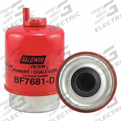 BALDWIN FILTERS Fuel Filter: Cartridge, 5 1/4 in Overall Lg, 3 5/16 in Outside Dia - Can-Type Fuel/Water Separators