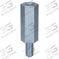 Standoff: Male x Female, M3x0.50 Thread Sz, 19.5 mm Lg, Hex, Steel, Zinc-Plated, Steel, 6H, 100 PK (MPN M11398.030.0013). Key specifications — Brand: APPROVED VENDOR.