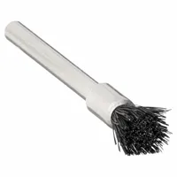 WEILER Miniature End Brush: Crimped Horse Hair, 3/16 in Dia, 0.005 in Fill Dia, 1/8 in Shank (MPN 91235). Key specifications — Brand: WEILER.