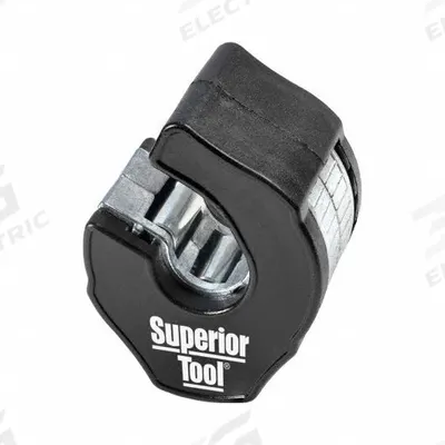 SUPERIOR TOOL Tube Cutter: 1/2 in – 1/2 in OD Cutting Capacity, Ratcheting, 3 in Tool Lg - Metal Tubing Compact Cutters