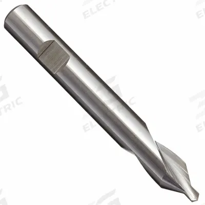 KEO Center Drill: Jig Bore, 60°, 3 in Overall Lg - Jig Bore Center Drills