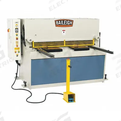 BAILEIGH INDUSTRIAL Machining Shear: Hydraulic, Foot Pedal, 52 in Max. Cut Wd - Hydraulic Machining Shears