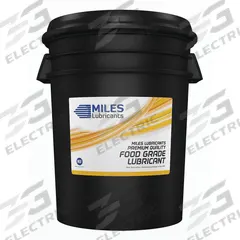 MILES LUBRICANTS Compressor Oil: 5 gal, Pail, 20 SAE Grade, 68 ISO Viscosity Grade, Food Grade (MPN MSF1543003). Key specifications — attr59744: 129; attr59746: 68; attr59736: Yes; attr59735: Pail; attr59738: Miles FG Comp Oil; attr59749: 20.