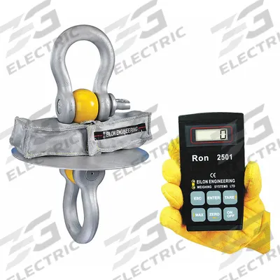 RON CRANE SCALES Crane Scale: 10,000 lb Wt Capacity - Imperial, +/-0.1% Accuracy, 5 lb - Dynamometers