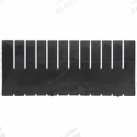 LEWISBINS Divider: 15 1/4 in x 6 1/2 in, Plastic, DC2070-XL (MPN DV1670 XL). Key specifications — Material: Plastic; Color: Black; Compatible Manufacturer Model Number: DC2070-XL; Brand: LEWISBINS.