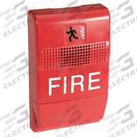 EDWARDS SIGNALING Horn: 24V DC, Horn Sound, Red, Horn, 13/16 in Overall Dp, 2 3/4 in Overall Wd (MPN EG1RF-P). Key specifications — Brand: EDWARDS SIGNALING; Manufacturer Part Number: EG1RF-P; Operating Voltage: 24V DC; Color: Red.