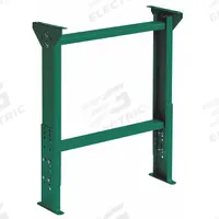 ASHLAND CONVEYOR Conveyor Support Stand: For 55 in Between Frame Wd, 12 1/4 in Min. Ht, Steel, Green (MPN 4BH30M15B55). Key specifications — Stand Material: Steel; Color: Green; Brand: ASHLAND CONVEYOR.