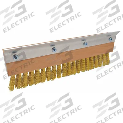 CARLISLE Oven Brush: 10 in Overall Lg, Brass Bristles, 1 1/4 in Bristle Lg - Furnishings, Appliances and Hospitality