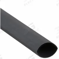 3M Heat Shrink Tubing: 0.47 in I.D. Before Shrinking, 0.16 in I.D. After Shrinking, 4 ft Lg, 12 PK (MPN SFTW-203-1/2-48-BLACK). Key specifications — Color: Black; Brand: 3M.