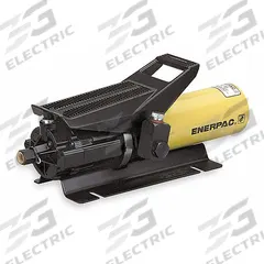 ENERPAC Air Hydraulic Pump: 10,000 psi Max. Op Pressure, 36 cu in Reservoir Capacity, Foot/Hand (MPN PA133). Key specifications — attr944931: Hold; attr995446: Foot.