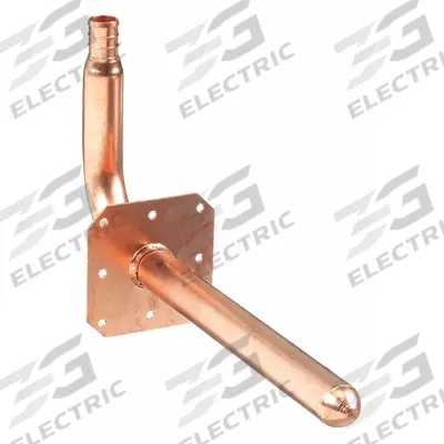 ZURN Barbed Fitting Adapter: 1/2 in ID Size, Barbed x Barbed, Copper - Crimp-On Brass Barbed Tube Fittings
