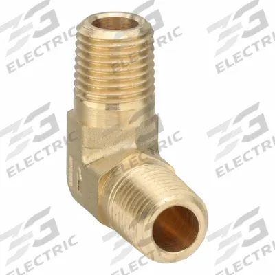 PARKER Metal Pipe Elbow: 90° Elbow, 1/4 in x 1/4 in - Threaded High-Pressure Pipe Fittings