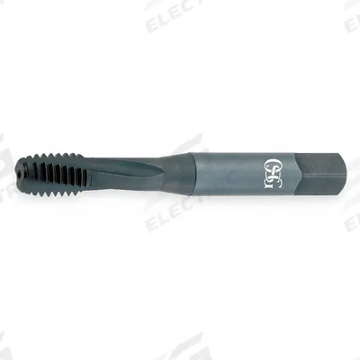 OSG Spiral Flute Tap: M3x0.5 Metric, D3 / 4H-6H, 3 Flute - Spiral-Flute Taps for Steel & Stainless Steel