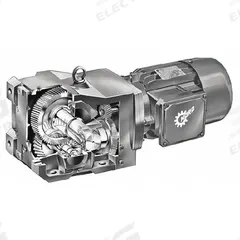 NORD AC Gearmotor: Right Angle, Single Output Shaft, 3-Phase, TEFC, 19 RPM, 13,722 in-lb Max Torque (MPN SK9032.1-100LP/4-93.5-A). Key specifications — Brand: NORD; Full Load Current: 3.84 A.